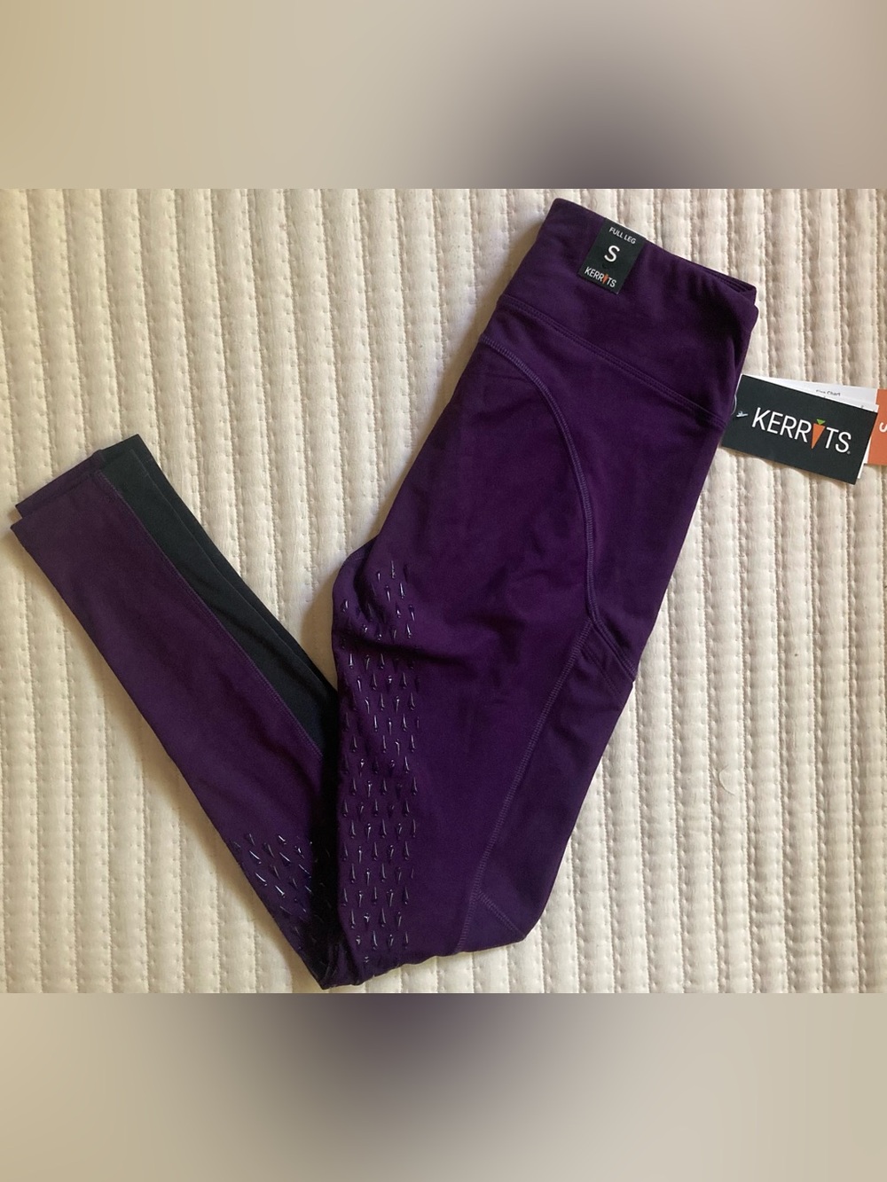 Kerrits Thermo Tech 2.0 Full Leg Tights Women’s Small Purple Equestrian Leggings